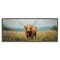 Stupell Industries Shaggy Highland Cow Framed Giclee, design by Petal Prints Design